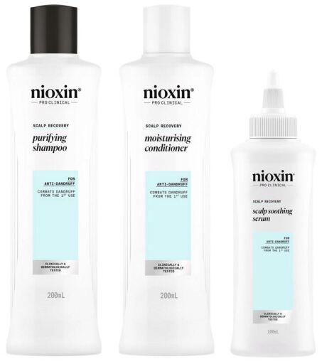Nioxin Scalp Recovery Kit Anti-Dandruff 3 Pieces