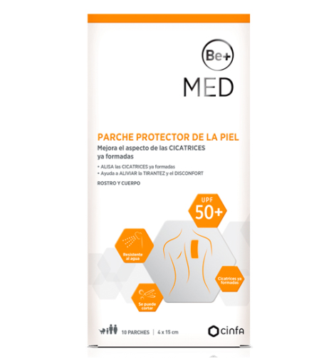 Be+ Med Skin Protector Patch 10 Patches 15cm x 4cm