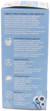 Regular Tampon with Applicator 100% Cotton 16 Units