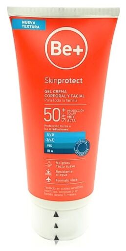 Be+ Skinprotect Body and Facial Cream Gel SPF 50+ 100 ml