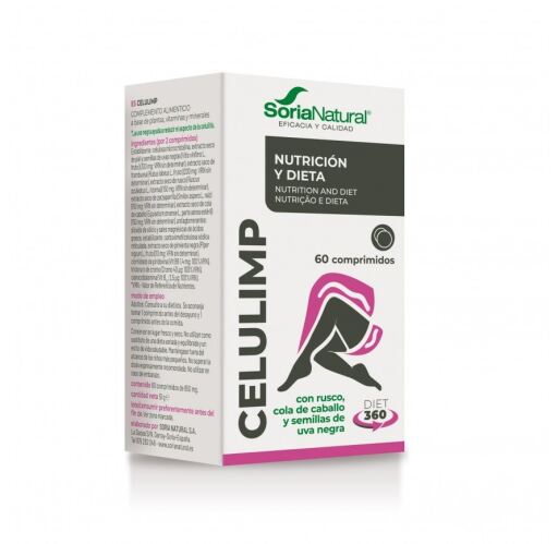 Soria Natural Celulimp 60 Tablets