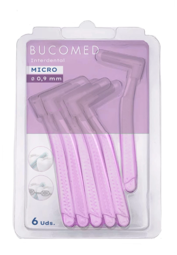 Bucomed Micro Interdental Brush 6 Units