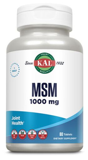 MSM 1000 mg 80 Tablets