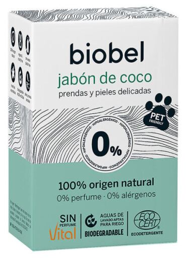 Biobel Coconut Soap for Clothes and Delicate Skin 0% 240 gr