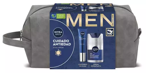 Nivea Men's Anti-Aging Care Toiletry Bag 3 Pieces