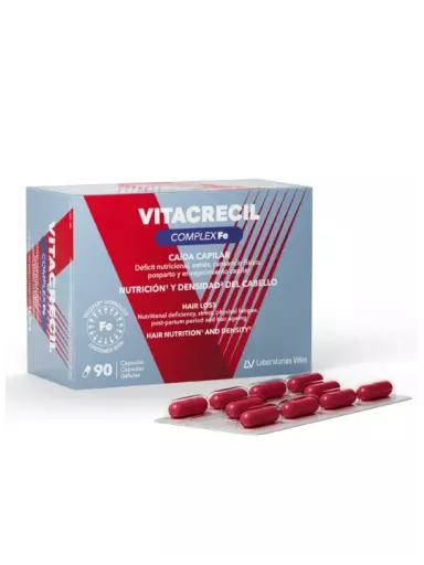Laboratorios Vi&ntilde;as Vitacrecil Complex Fe 90 Capsules