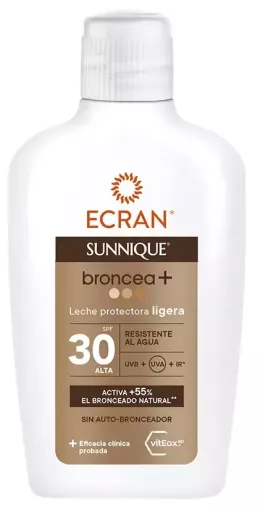 Ecran Sunnique Broncea+ Protective Milk SPF 30 200 ml