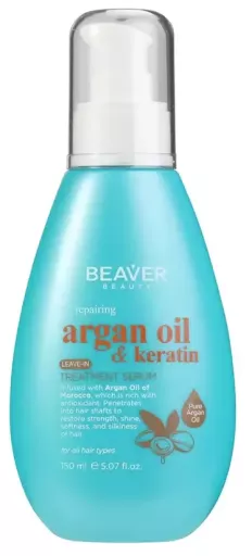 Beaver Argan Oil & Keratin Leave-In Serum 250 ml