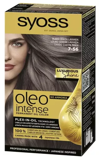 Syoss Oleo Intense Ammonia-Free Hair Color 7-56-Ash Lavender Blonde 5 Units
